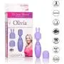 Calexotics SE-9730-50-3 Dr Laura Berman Olivia Rechargeable Massager Kit Adult Pocket Vibrator Toys for Couples, Purple Calexotics SE-9730-50-3 Dr Laura Berman Olivia Rechargeable Massager Kit Adult Pocket Vibrator Toys for Couples, Purple