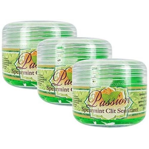 Passion Spearmint Clit Sensitizer Clitoral Enhancer Oral Sex for Women : 1.5 Oz. (Pack of 3)
