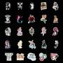 100Pcs Hot Disney Princess Stickers for Water Bottle Cup Laptop Guitar Car Motorcycle Bike Skateboard Luggage Box Vinyl Waterproof Graffiti Patches JKT