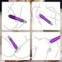 G Spot Vibrator for Vagina Stimulation, Ultra Soft Bendable Small Vibrator with 9 Vibration Patterns-Slilcone Dildo Vibrator Clitoris Stimulator for Women G Spot Vibrator for Vagina Stimulation, Ultra Soft Bendable Small Vibrator with 9 Vibration Patterns-Slilcone Dildo Vibrator Clitoris Stimulator for Women