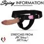LeLuv Strap-On Male Hollow 6 Inch Vibrating Tip with Realistic Female Vagina Opening Plus Mini Chrome Bullet LeLuv Strap-On Male Hollow 6 Inch Vibrating Tip with Realistic Female Vagina Opening Plus Mini Chrome Bullet