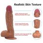 Beginner AñāĹ Massager 9.05 Inches CLS Stráp ǒn Hárness Stráp ǒns Silicone Massage Toys for Lésbián Leather Pants Stráp ǒn Strapless Thrusting Plug