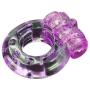 3Pcs Orgasmic Vibrating Erection Ring, Purple