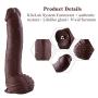 Hismith 12.4”Monster Dildo for Hismith Premium Sex Machine with KlicLok System Connector - Designed for Advanced Women - 9.4“Insertable Length，6.2”Girth - Master Series