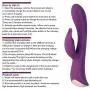 G Spot Rabbit Vibrator with Bunny Ears for Clitoris Stimulation, BEING FETISH Silicone Dildo Vibrator with 10 Vibration Modes Vibration Quiet Dual Motor for Women Couples Sex Toy Massager G Spot Rabbit Vibrator with Bunny Ears for Clitoris Stimulation, BEING FETISH Silicone Dildo Vibrator with 10 Vibration Modes Vibration Quiet Dual Motor for Women Couples Sex Toy Massager