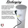 LeLuv Eros Black USB-Powered Electric Penis Pump Smoke Grey Cylinder Bundle with 3 Sizes of Sleeves and 4 Sizes of Constriction Rings