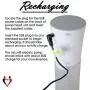 LeLuv Eros Black USB-Powered Electric Penis Pump Smoke Grey Cylinder Bundle with 3 Sizes of Sleeves and 4 Sizes of Constriction Rings