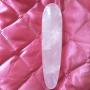 NATURAL ROSE QUARTZ CRYSTAL MASSAGE PLEASURE WAND 6.7-7INCHES (PINK QUAERTZ)
