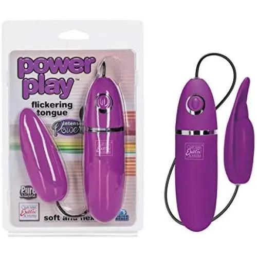 California Exotic Novelties Power Play Flickering Tongue, Purple California Exotic Novelties Power Play Flickering Tongue, Purple