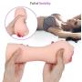Male Masturbators Sex Toys, iMiMi 3D Realistic Vagina and Mouth Masturbator with Teeth and Tongue Masturbation Cup