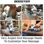Massage Gun Muscle Deep Relaxation - [Upgrade] Body Massager Vibration Fascia Impact Gun Rechargeable Massage Device with Adjustable 9 Speed Variation. (Green) (White)