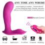 Wearable Vibrator Clitoris and G-Spot Stimulator Remote Control Vibrate Masturbation Dildo Toys for Adult,Invisible Wearable Vibrating Wand USB Rechargeable Silicone Clitoris Vagina Massager for Women