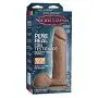 Doc Johnson Noches Latinas - ULTRASKYN - Pene Real Con Testiculos - 6 Inch - Dual Density Dildo with Removable Vac-U-Lock Suction Cup - F-Machine and Harness Compatible - Caramel