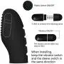 MONOE Black Silicone Finger Banger Massager Vibrator Fingering Toys