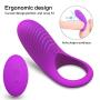 Vibrating Cock Ring with Wireless Control,Waterproof USB Rechargeable Penis Ring Vibrator,Sex Toy for Male Female or Couples