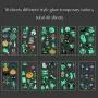TUPARKA 370 Pcs Halloween Temporary Tattoos for Kids Glow Tattoo Stickers for Halloween Party Dark Decoration TUPARKA 370 Pcs Halloween Temporary Tattoos for Kids Glow Tattoo Stickers for Halloween Party Dark Decoration