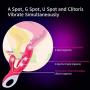 iBall Rabbit Vibrator Dildo, G Spot Vibrating Wand Massager Handdold with 3 Motors, Silicone Clitorial Stimulator Massager Cordless Rechargeable for Women Masturbation and Couple Fun