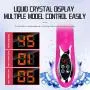 Pleasure Telescopic Cordless Sucking Dual Motor Long USB Cable Rechargeable Quiet 12 Modes Waterproof Wireless Rábbit Vǐbrǎtǒr Products Fantastic Vibrating Wand Rose Red