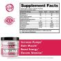Veiniac Pump Supplement by Anabolic Warfare - Stimulant Free pre-Workout with L-Citrulline, Betaine Anhydrous, Added AstraGin® Nitric Oxide Booster & Vascularity Supplement Fruit Punch 30 Servings
