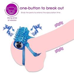 Stretchy Silicone Cock Ring Powerful Bullet Vibrator