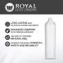 Royal Ultra Thin Condoms - Premium Lubricated, All Natural, Organic, Nitrosamine Free, BPA Free, Vegan, Gluten Free, Non-Toxic, Cruelty Free, Odor Free Latex, 10 Pack