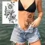 6 Sheets FANRUI Sexy Large Geometric Flowers Temporary Tattoos For Women Girls Triangle Rose Painting Big Peony Tatoos Paper Waterproof Arm Back Legs Camellia Floral Fake Tattoo Sticker Realistic 6 Sheets FANRUI Sexy Large Geometric Flowers Temporary Tattoos For Women Girls Triangle Rose Painting Big Peony Tatoos Paper Waterproof Arm Back Legs Camellia Floral Fake Tattoo Sticker Realistic