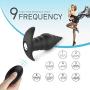 qqooo New Pennis Sucking Vǐbrátors Body Stimulator,Silicone G SPOtter Massage Buttee Amal Plug for Women Men - Black