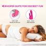 Vibrator, Nalone G-spot Rabbit Wand Massager Cordless - 7 Speeds - Rechargeable & Waterproof - Body Safe Silicone Vibrating Dildo Sex Toy for Women with Extra Head Sleeve (Pink)