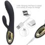 Powerful Portable Dual Motor USB Charge Massager, Electric Personal Handheld Rechargeable Waterproof Back Cordless Multi Speed Body Massage for Relieves Stress