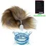 MoonFireToy OO10 Foxtail Tail Plug Massager for Beginners - Men and Women w/Lube MoonFireToy OO10 Foxtail Tail Plug Massager for Beginners - Men and Women w/Lube