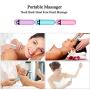 Mini Wand Massager, Personal Massager Wand Handheld 10 Speeds Vibrating Bullet Waterproof Rechargeable for Women