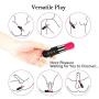 2 in 1 Remote Control Mini Wearable Clitoral Stimulation Vibrating Panties Bullet Vibrator, Rechargeable Waterproof Silicone Vagina Clit Stimulators Massager, Adult Sex Toys for Women and Couples