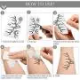 50 Sheets Temporary Tattoos Stickers Fake Black Tiny Tattoo Waterproof Small Temporary Tattoo Body Art Tattoo Sticker for Adult Women Girls Men Hand Neck Wrist 50 Sheets Temporary Tattoos Stickers Fake Black Tiny Tattoo Waterproof Small Temporary Tattoo Body Art Tattoo Sticker for Adult Women Girls Men Hand Neck Wrist