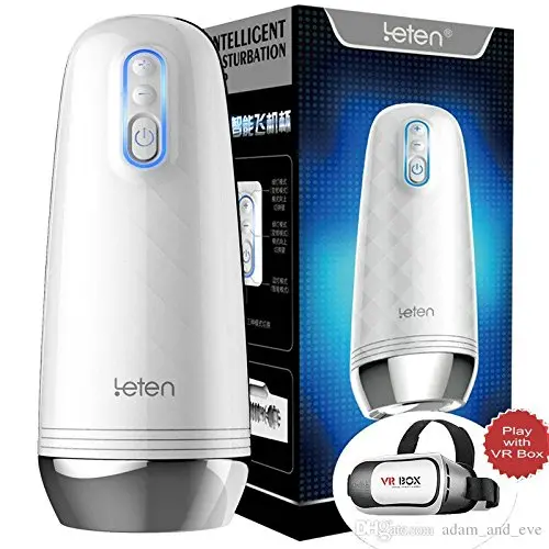 Hetam Leten Z9 Male Masturbator VR Intelligent Video Interactive 10 Modes Vibration Hands Free Male Masturbation Cup Artificial Vagina Sex Toys