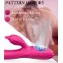 G Spot Rabbit Vibrator, Sexy Slave Ava Clitoral Stimulator with Tongue Tickler, Liquid Silicone Waterproof Dildo Massager with 7 Vibration, Quiet Dual Stimulation Sex Toys for Women, Rose Pink G Spot Rabbit Vibrator, Sexy Slave Ava Clitoral Stimulator with Tongue Tickler, Liquid Silicone Waterproof Dildo Massager with 7 Vibration, Quiet Dual Stimulation Sex Toys for Women, Rose Pink