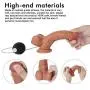 Relax Toy 7.28 inch Lifelike Silicone Massager Squirting Liquid Soft-Ďîldɔ with Strong Suction Cup Hands-Free Squirting Toy for Women Relax Toy 7.28 inch Lifelike Silicone Massager Squirting Liquid Soft-Ďîldɔ with Strong Suction Cup Hands-Free Squirting Toy for Women