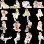 Honch Retro Pin-up Girls Stickers Pack 50 Pcs Suitcase Stickers Vinyl Sexy Lady Decals for Laptop Bumper Helmet Ipad Cars Luggage Water Bottle Honch Retro Pin-up Girls Stickers Pack 50 Pcs Suitcase Stickers Vinyl Sexy Lady Decals for Laptop Bumper Helmet Ipad Cars Luggage Water Bottle