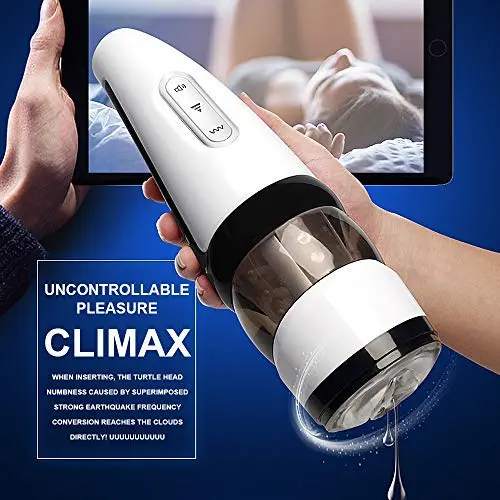 Electric Vǐbrǎting Piston Pocket Pũŝŝy Sùck Smart Cup Male Handsfree Mãstürbãtion Cup,Strong Suction Cup,Waterproof Design -Male Tshirt