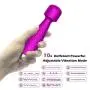 Cordless Electric Wand Massager G Spot Stimulation Vibrator for Women 100% Waterproof Rechargeable Powerful Massage Wand with 10 Speed Vibrating Patterns Muscle Aches Whisper Quite