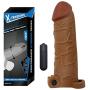 2 PCS Fantasy X-Tension Penis Sleeve Set,Add 2" in Head Cock Extender Male Penis Extension Sleeve Sheath (A)