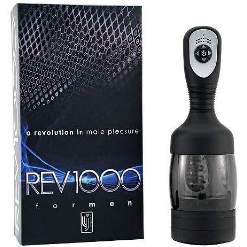 REV1000 Rechargeable Hand-Free Cyclone Male Masturbator [FBA]