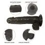 Yove Lifelike Realistic Dildo Adult Toy Black Dildo with Strong Suction Cup 8 and Diameter 1.77 Sex Toy for Women Gay Yove Lifelike Realistic Dildo Adult Toy Black Dildo with Strong Suction Cup 8 and Diameter 1.77 Sex Toy for Women Gay