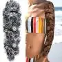 11 Sheets NEZAR Large Vine Peony Flower Rose Full Arm Temporary Tattoos For Women Realistic Skull Skeleton Fake Temporary Tattoo Sleeves Stickers Waterproof Leg Makeup Floral Blossom Tatoos Paper Eye 11 Sheets NEZAR Large Vine Peony Flower Rose Full Arm Temporary Tattoos For Women Realistic Skull Skeleton Fake Temporary Tattoo Sleeves Stickers Waterproof Leg Makeup Floral Blossom Tatoos Paper Eye