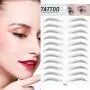 DKAF 2 Pcs 3D Hair-Like Authentic Eyebrows, Waterproof Imitation Ecological Natural Tattoo Eyebrow Stickers, Grooming Shaping Brow Shaper Makeup Eyebrow Transfer-E15