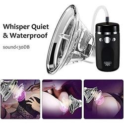 Sexy&Icon Sales Promotion Super Powerful Nipple/Clitoral Sucker 10-Frequency Sucking Machine Pussy Pump for Vagina Nipple Anal Massager,Licking Oral Sex Vibe Clitoris Vibrator Sex Toys for Women