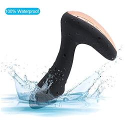 Vibrating Prostate Massager Anal Sex Toys - Adorime Heating Silicone Anal Vibrator Butt Plug with 7 Stimulation Patterns for Men Masturbator 