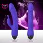 Rabbit G Spot Vibrator Dildo Clit Stimulator Adult Sex Toy for Women Couples Rechargeable,10 Modes?-