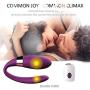 Wearable Vibrantor G-Sport Bullet Silicone Waterproof USB Rechargeable 7 Frequency Remote Control Adullt Toys for Women Couples - Purple
