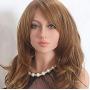RYDoll Realistic Sex Doll Head Oral Pleasure Suitable 140cm-173cm Full Size Sexy Dolls Male Sex Toys-Tan (Head Only)