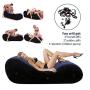 with Electric Pump Inflatable Multifunctional Sofa - Portable Cushion Body Pillow Inflatable Furniture Lounger for Couples Position Enjoy at Any Time
